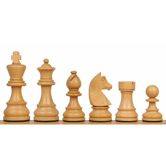 3.75″ Classic Tournament Wooden Chess Pieces Only Set – Golden Rosewood