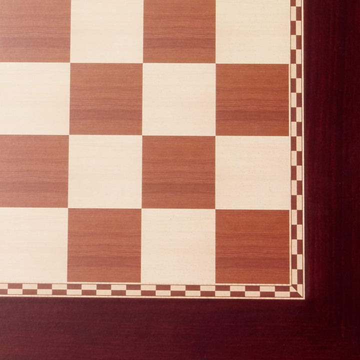 Chess table: Furniture Table, 27.58 in x 22.06 in x 22.06 in, Mahogany