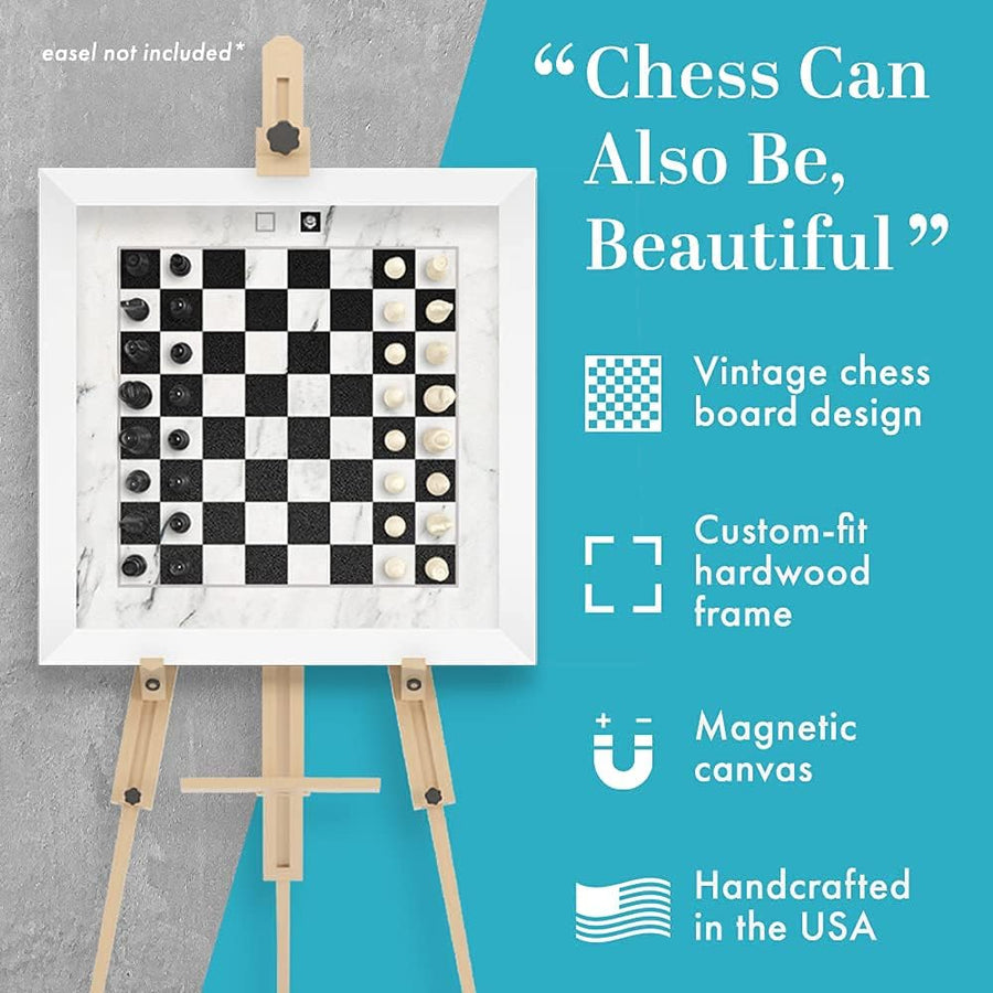 Magnetic Wall Chess Set - Wall Mounted Chess Board Game – Chess'n'Boards