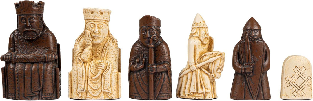 The Isle of Lewis Chessmen - Official Lewis Chess Set - 4 Queen Edition