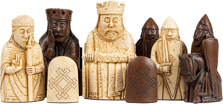 The Isle of Lewis Chessmen - Official Lewis Chess Set - 4 Queen Edition