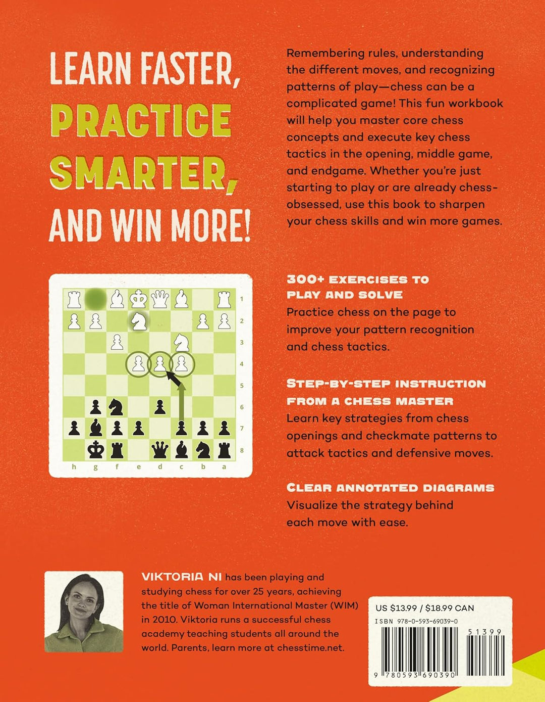 Winning Chess Exercises for Kids: Tactics and Strategies to Outsmart Your Opponent Paperback – April 2, 2024