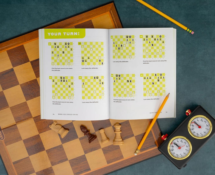 Winning Chess Exercises for Kids: Tactics and Strategies to Outsmart Your Opponent Paperback – April 2, 2024