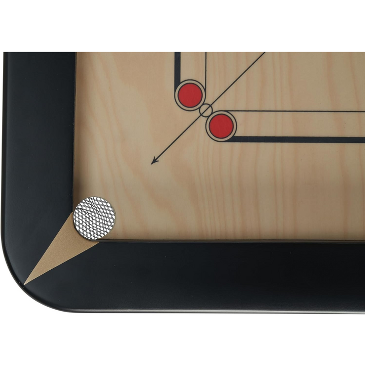 Finest 24mm Carrom Board with Coins, Striker, and Powder