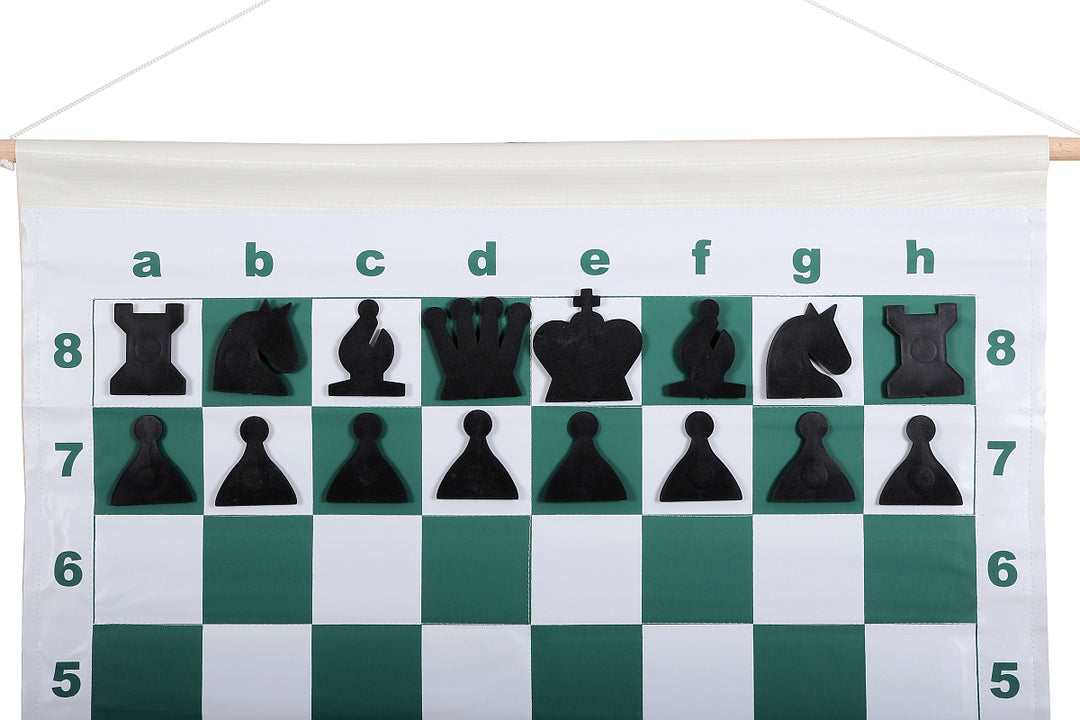 Magnetic Roll-Up Demonstration Chess Set 27" (68 cm) - board + pieces + bag