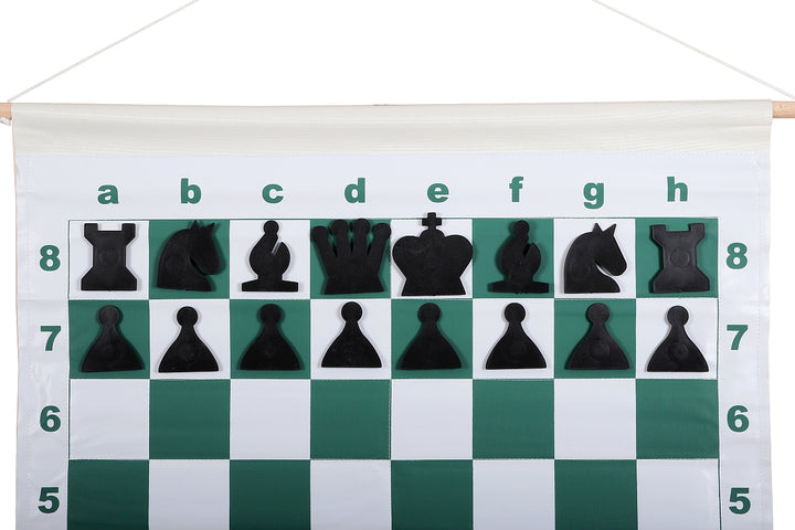 Magnetic Roll-Up Demonstration Chess Set 27" (68 cm) - board + pieces + bag