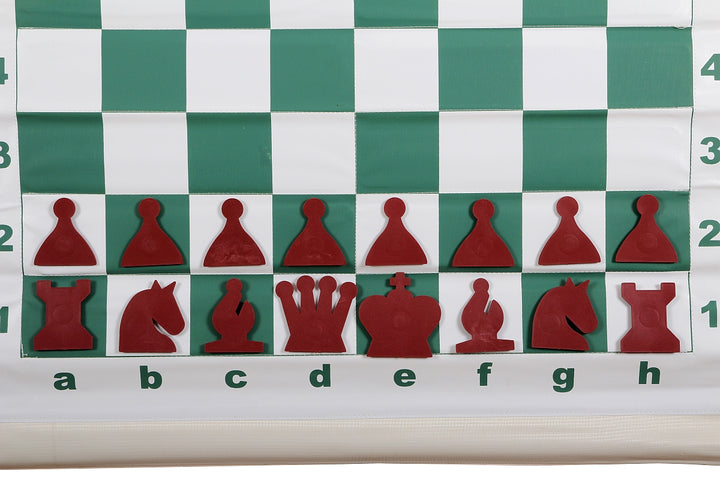 Magnetic Roll-Up Demonstration Chess Set 27" (68 cm) - board + pieces + bag