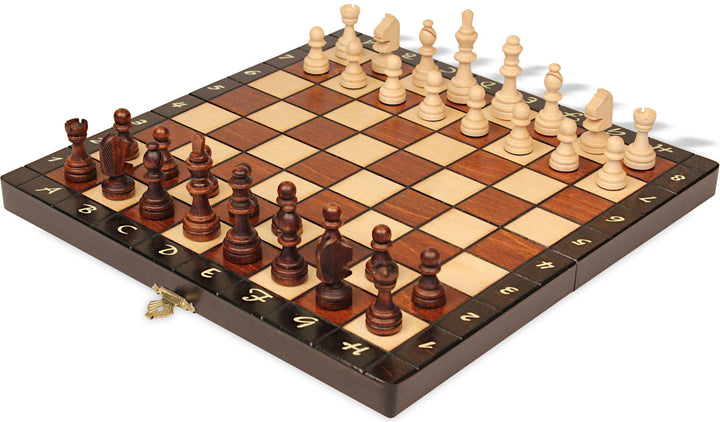 Staunton Series Magnetic Wooden Travel Chess set