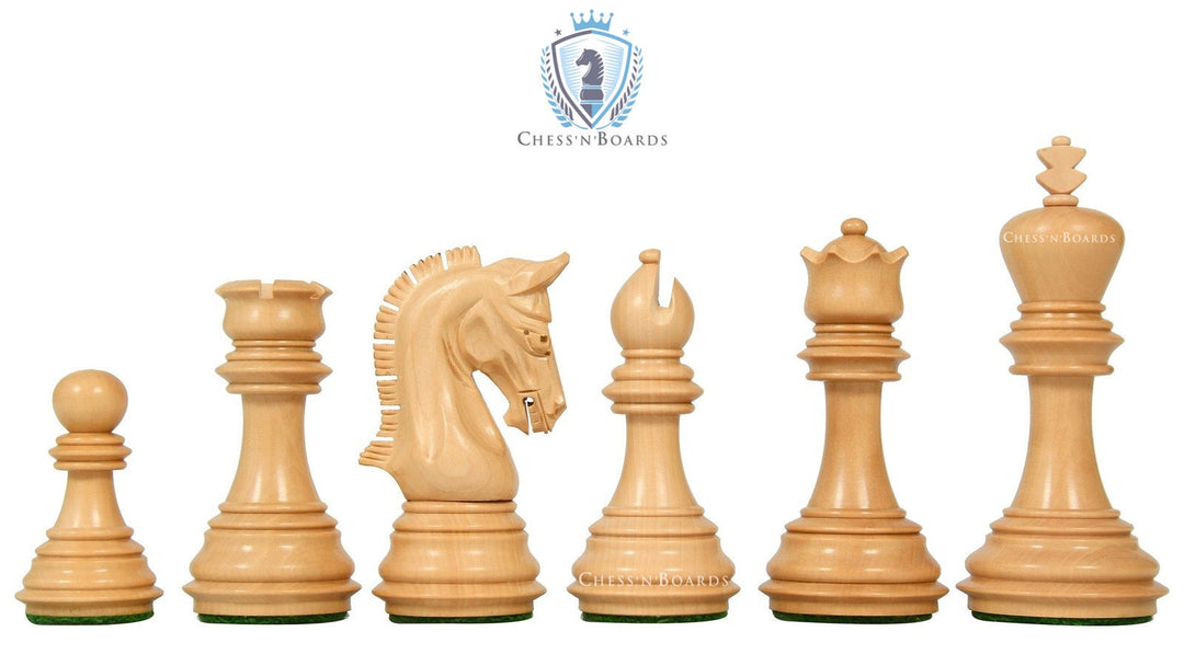 The English Playing Weighted Chess Pieces Set in Ebony Wood, Extra